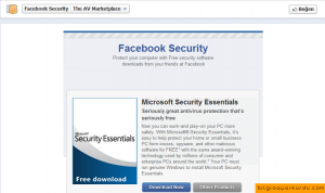 Facebook Antivirüs Marketplace Duyurdu!