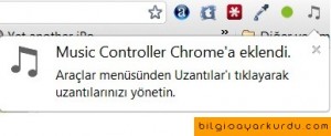 Chrome Araç Çubuğundan Youtube, Radyo vb Çalan Müziği Kontrol Etme